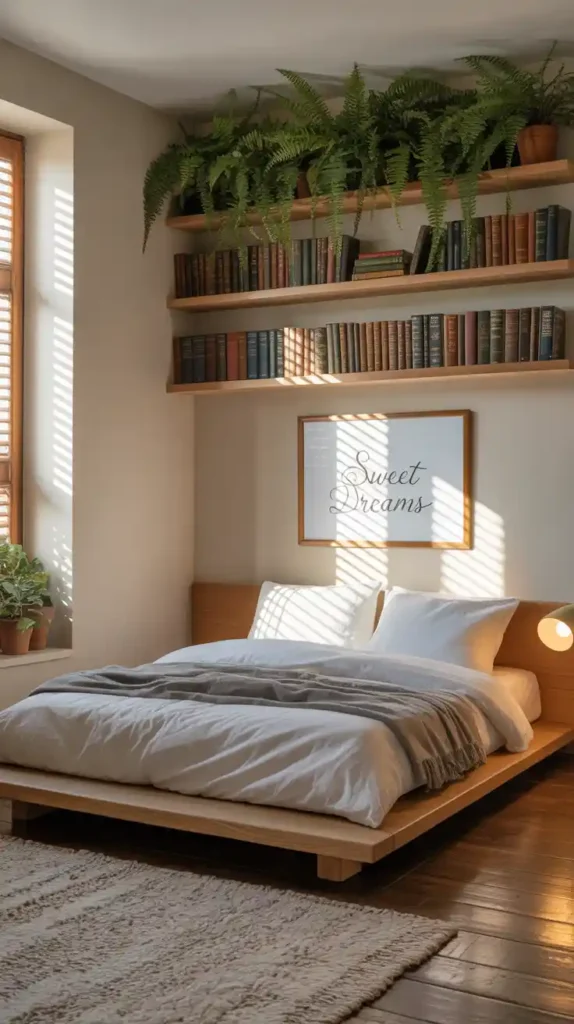 Install Floating Shelves for Storage