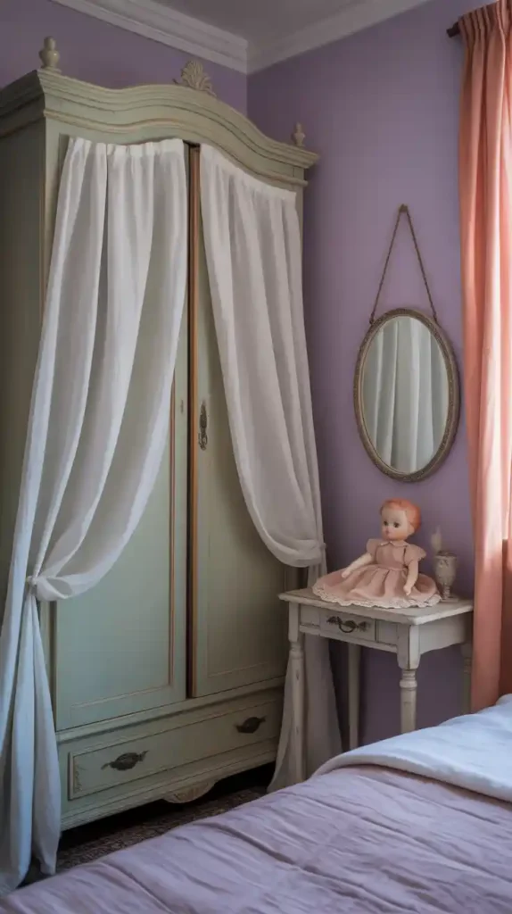 Use Curtains Instead of Wardrobe Doors