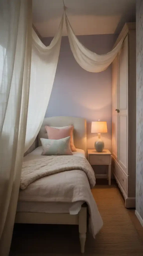 Use Curtains Instead of Wardrobe Doors